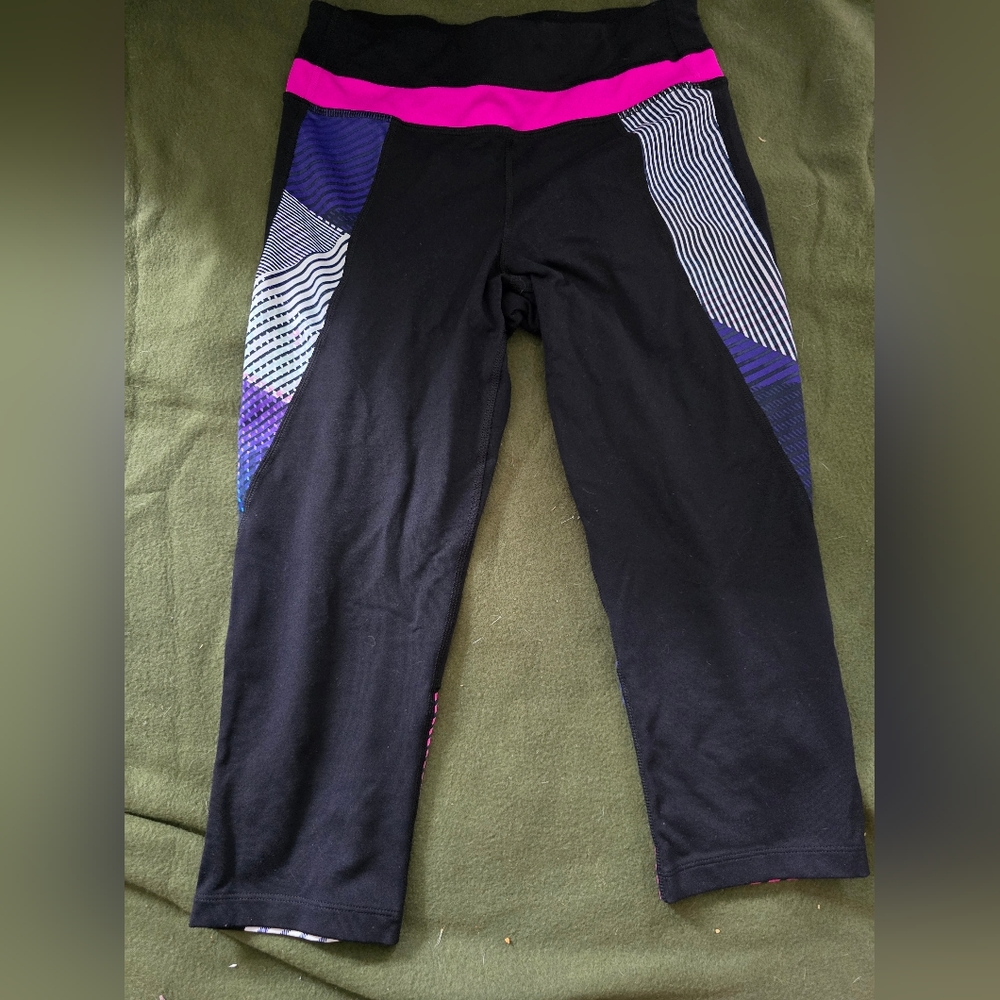EXP Core Performance Small Black/pink/blue, Leggings, Great Condition